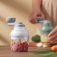 thumbnail image 1 of Vaidha Manual Mode Chopper Portable Garlic Ginger Pepper Meat Crusher Vegetable Food Processor Restaurant Baking Grinder Tools, 1 of 7