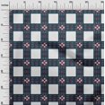 thumbnail image 2 of oneOone Coton Popeline Tissu à Carreaux Ikat Tissu Imprimé 42 Pouces de Large, 2 of 4