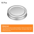 thumbnail image 3 of Uxcell Mason Jar Lids, 16 Pack - Tinplate Canning Lids Regular Mouth Leak Proof Fits Storage Jars (Silver), 3 of 6