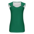 thumbnail image 4 of Meichang Débardeurs Décontractés pour Femmes Été Col Rond Tunique Ample Chemises Sans Manches Basiques Blouses Camisole Unie, 4 of 4