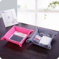 thumbnail image 3 of Non-woven Fabric Desktop Sundries Storage Tray Wearable Foldable Office Foldable table organizer Livingroom Coffee Table Organizer Storage, 3 of 9