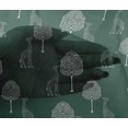 thumbnail image 4 of oneOone Viscose Chiffon Fabric Tree & Giraffe Block Printed Craft Fabric BTY 42 Inch Wide, 4 of 4