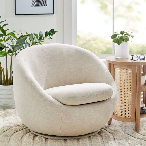 Better Homes & Gardens Fauteuil pivotant Mira, lin