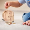 thumbnail image 4 of Danhjin Personalized Wooden Name Money Box Wooden Deposit Box Twenty Six English Letters Room Decor, 4 of 6