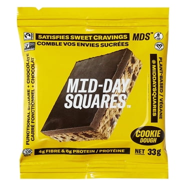 Barre énergétique à la pâte à biscuit au chocolat Mid-Day Squares 33 g