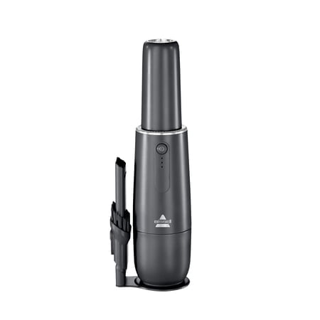 Bissell Aspirateur à Main - Aspirateur à Main Sans Fil AeroSlim - Rechargeable par USB avec Outil 2-en-1 pour Fentes et Dépoussiérage - Filtre Lavable, Titane, 2986D