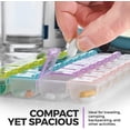 thumbnail image 3 of MEDca Monthly Pill Organizer, 2 pack - 28 Compartment Medication Container, 3 of 8