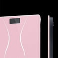thumbnail image 4 of KUNOVA (TM) Pink Color Digital Bathroom Weight Body Scale with Smart Step-on Technology, Backlit White LED Display, Room Temperature, Battery Level 400lb/180kg, 4 of 5