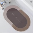 thumbnail image 1 of Super Absorbent Bath Mat Bath Rugs Quick Drying Bathroom Rug Non-slip Entrance Doormat Nappa Skin Floor Mats Toilet Carpet Home Decor, 1 of 6