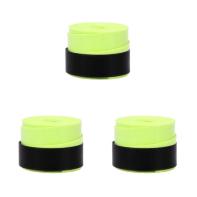 mmirethe Badminton Racket With Quick To Dry Technology - Long Lasting Grip Tape Multiple Surface Racket Over R Fluorescent yellow 3Set