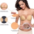 thumbnail image 4 of Wingslove Women's Reusable Strapless Self Silicone Push-up Invisible Sticky Bra, 4 of 6