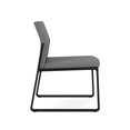 thumbnail image 4 of Fauteuil d'Appoint Sans Accoudoirs pour Réception Gansett / Acier Noir / Gris Pâle, 4 of 5