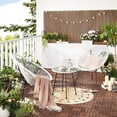 thumbnail image 4 of Songmics 3-Piece Acapulco Patio Furniture Set, White, 4 of 7