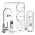 thumbnail image 1 of Reverse Osmosis System - Tankless 400 GPD Drinking Water Filtration System, Quick Twist Under Sink RO Filter, with TD-3 Post Carbon Filter, 1 of 8