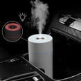 thumbnail image 1 of Portable Mini Humidifier for Bedroom, Office & Nursery - 320ml Cool Mist Humidifier with 2 Spray Modes, Auto Shut-Off, Quiet Operation (<18dB), Color LED Night Light - White, Pink, Black Options, 1 of 8