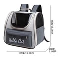 thumbnail image 1 of Pompotops Outdoor Portable Pet Backpack Breathable Large Capacity Pet Backpack Clearance, 1 of 2