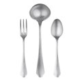 thumbnail image 1 of Mepra 106622003 Dolce Vita Pewter Serving Set Fork Spoon & Ladle - 3 Piece, 1 of 4