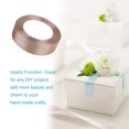 thumbnail image 4 of Gift Wrap Ribbon Wedding Clothes Making Supply Multi-color DIY Craft Accessories Festival Fabric Polyester Ribbons Box Ornaments Khaki 67, 4 of 7