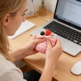 thumbnail image 5 of SBYOJLPB A Simulation Bun Shaped Slow Toy with A Cute Portable Stress Relieving and Healing Ball, 5 of 5