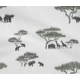 thumbnail image 4 of oneOone Cotton Flex Fabric Tree & Animals Ikat Decor Fabric Printed BTY 40 Inch Wide, 4 of 4