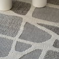 thumbnail image 4 of Rug Branch Hogar Abstract Indoor Outdoor Area Rug, Grey Cream, Modern - Living Room, Bedroom, Dining Room, and Kitchen, 4 of 8