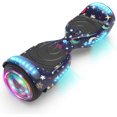thumbnail image 1 of Hoverboard pour Ados et Adultes (Système hoverstar 2.0), Couleur Chrome et Design Coloré Hooverboard Haut-Parleur Bluetooth Huverboard avec Lumière LED Roues Clignotantes Trottinette Électrique Auto-Équilibrée Certifiée, 1 of 7