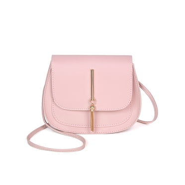 RXIRUCGD Womens Small Crossbody Bag Shoulder Hand Bags Leather Crossbody Purse for Women Lightweight with Strap Pink