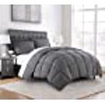 thumbnail image 3 of Chezmoi Collection 3-Piece Down Alternative Comforter Set (King, Gray), 3 of 10
