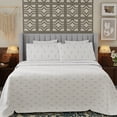 thumbnail image 3 of Color sense Twin XL Dotted Tear Drop Brushed Cool & Crisp Cotton Blend Percale 3-Piece Bedsheet Set, 3 of 5