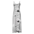 thumbnail image 4 of zanvin Robes d'Invitée de Mariage pour Femmes, Robe Longue d'Été Décontractée pour Femmes à Imprimé Floral, Amincissante, à Bretelles, pour Fête, 4 of 5