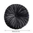 thumbnail image 2 of Rond Jeté Velours Maison Plissé Rond pour Canapé Lit Plié Circulaire Convient pour Sofa et Lit, 2 of 5