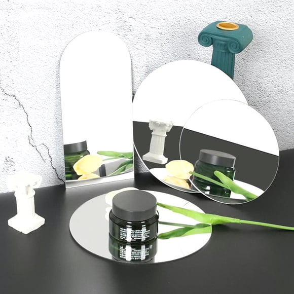 ELAYARD Photo Props for Product Shooting 2Set Circular Mirror with Acrylic Finish for Content Creators