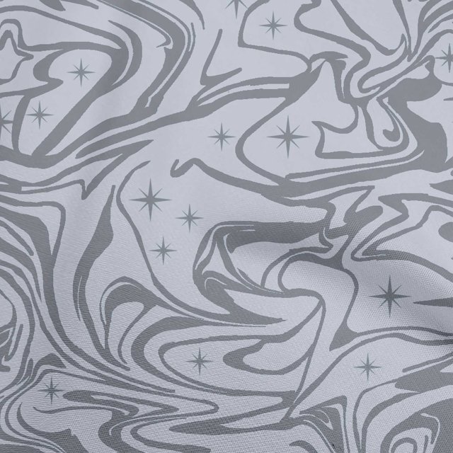 oneOone Cotton Poplin Dusty Blue Fabric Abstracts Craft Projects Decor Fabric Printed By The Yard 56 Inch Wide