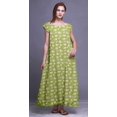 thumbnail image 2 of Bimba Chemises de Nuit pour Femmes en Rayonne Imprimée à Manches Courtes Lingerie de Nuit pour Dames, 2 of 4