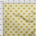 thumbnail image 2 of oneOone Organic Cotton Voile Fabric Rabbit Block Print Fabric By Yard 42 Inch Wide, 2 of 4