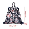 thumbnail image 2 of Amzcrzy Home Decor, Storage Bag, Storage Basket, Foldable Large Capacity Travel Backpack Drawstring Pocket Light Nylon Cloth Multifunctional Print Foldable Bag Organizer Foldable Capacity, 2 of 2