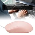thumbnail image 4 of 3 Buttons Basic Wired Mouse, Optical 1200DPI Usb Laptop Computer Mouse, Simple Design Solid Color Mouse For, 4 of 8