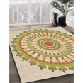 thumbnail image 3 of Ahgly Tapis Rectangulaire Lavable en Machine Intérieur Transitionnel Brun Cannelle, 7 Pieds x 9 Pieds, 3 of 7