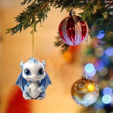 TopLLC Décoration de Fête de Noël Mignonne Dragon Volant Bébé Forme Unique Arbre de Noël Suspendu en Liquidation
