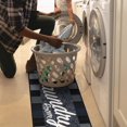 thumbnail image 2 of Tapis damier classique à sous-couche en caoutchouc de la collection Laundry, 2 of 9
