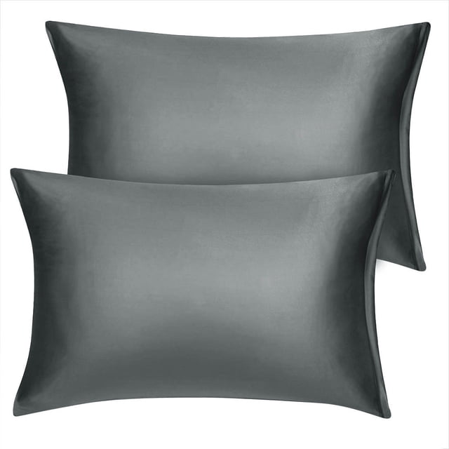 Unique Bargains Satin Pillowcase Zippered Silky Sateen