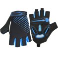 thumbnail image 1 of CAROOTU Silicone Cycling Protective Gear Road Mountain Bike Protective Gear Reflective Sports Half-Finger, 1 of 7