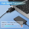 thumbnail image 4 of USB Hub,3 Port High Speed Splitter Plug and Play Bus Powered for MacBook, Mac Pro/Mini, iMac, Surface Pro, XPS, Notebook PC, USB Flash Drives, Mobile HDD, USB Radiator, Scanner, Mobile Phone (Black), 4 of 6