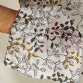 thumbnail image 3 of Vargottam Leaves Vine Print Sheer Curtains for Short Windows - Set of 2 Panels, 63", Grommet Top, Printed Georgette, Light Filtering Drapes for Kitchen or Bedroom, 3 of 9