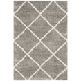 thumbnail image 1 of Safavieh Hudson Shag 10' X 14' Power Loomed Rug in Gray and Ivory, 1 of 2