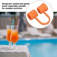 thumbnail image 4 of Decorative Dustproof Splashproof  Reusable Party Shopping Travel Camping Straw Cover Straw Covers, 4 of 8