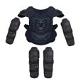 thumbnail image 4 of Miulika 5 Pieces Kids Motorcycle Child Knee Pads Elbow Pads for Riding Skating M, 4 of 9