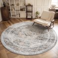 thumbnail image 1 of -Area Rug X Rugs for Living Room- Machine Washable Rug-Soft Living Room Rug-Vintage Non Slip Carpet-Rugs for Bedrooms Dining Room Living Room Office, 1 of 7