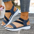 thumbnail image 2 of DXOUPM Sandales Femmes Décontractées Été Bout Ouvert Confortables Marche Sandale Vacances Sorties, 2 of 3