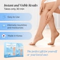 thumbnail image 2 of PLANTIFIQUE Korean Foot Mask Moisturizing 4 Pairs box for Dry & Cracked Feet - Hydrating Socks for Soft Heels - Intense Moisturizing and Repairing Dry Rough Skin - Foot Spa - Happy Feet Mask, 2 of 5